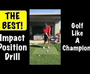 HIT SOLID IRON SHOTS! One of the best drills in golf!