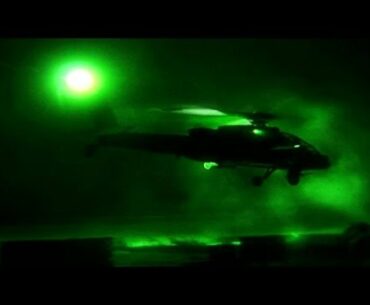 Actual Footage of Desert Storm's First Apache Strikes