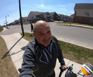 Going for a walk with my clubs
