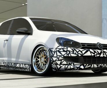How To Stance Cars - Forza Motorsport 6 - Volkswagen Golf R