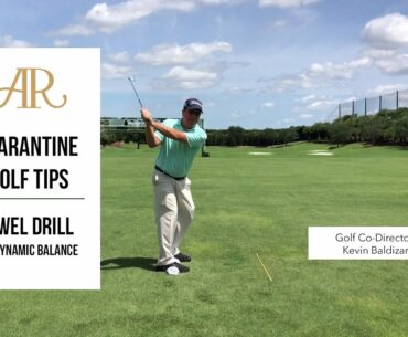 AR Golf Tips - Drill for Dynamic Balance