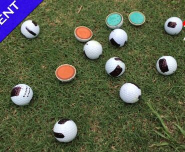 BLIND GOLF BALL TESTING WITH RICHO BEST GOLF BALL