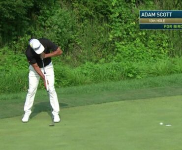 Adam Scott had 2 putters in his bag at the PGA Championship