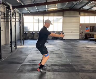 On Toes Knee Band Crab Walk