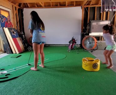 Sisters - Quarantine Putting and Bag Practice