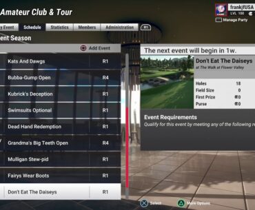 April 28 - Live Golf - "Swimsuits Optional"