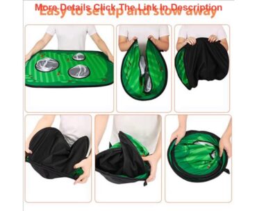 Best Foldable Golf Chipping Net Cornhole Game Set Golfing Target Net For Indoor Outdoor Practice Tr