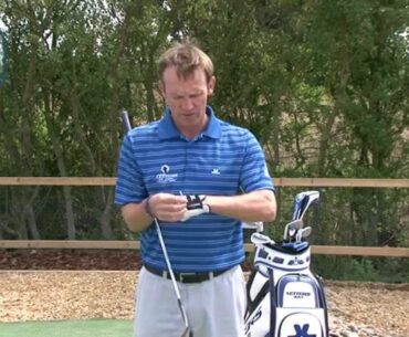 Tee in the glove - Golf Training Tip