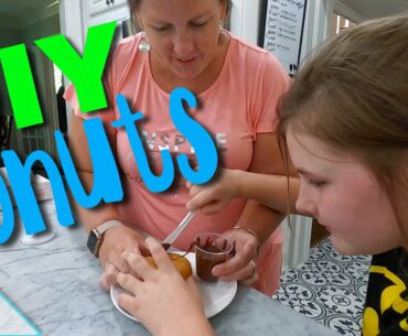 Hurt Foot and DIY Donuts