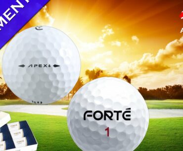 FORTE APEX 6 GOLF BALL REVIEW  FORTÉ GOLF BALLS