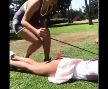Golf Tee Off, Off Of a Bum ! 480p