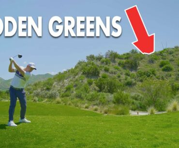 Hitting over Mountains | Blind Shot 9 Hole Challenge