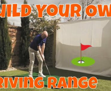 BUILD A BACKYARD GOLF DRIVING RANGE FOR $200 ( Driving Range )