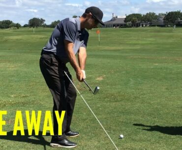 HOW TO START THE BACKSWING  |  The takeaway for a golf swing