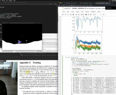 George Hotz | Programming | Fun with MuZero and MCTS on a lovely Sunday | CartPole | DeepMind AI