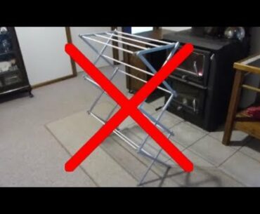 The Ultimate OFF GRID Indoor Clothes Dryer!