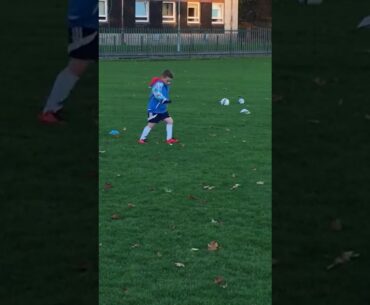 Futsal practice with golf ball