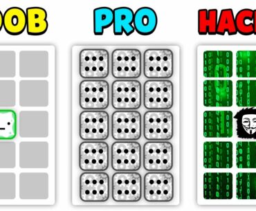 NOOB vs PRO vs HACKER - Random Dice: PvP Defense