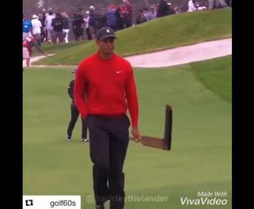 Happy and most funny Tiger Woods golf swing video #Subscribe