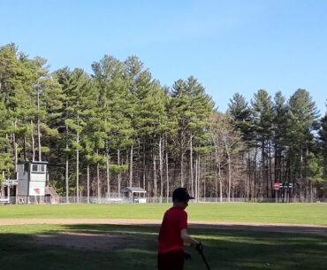 Hitting golfballs w aluminum bats