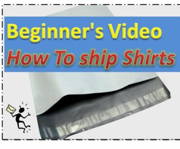 Beginner's Video - How to Ship Shirts-  Selling On Ebay- Save Money shipping Items-  *EASY*