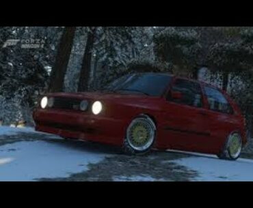 Forza Horizon 4. Volkswagen Golf Widebody stance build (FIRST VIDEO)