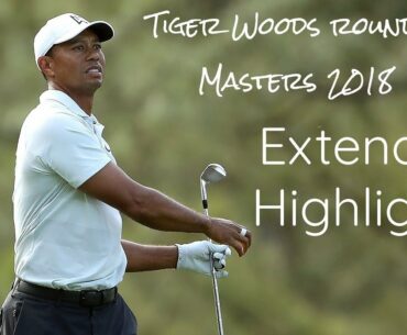 Tiger Woods Masters 2018 2nd Round - shot by shot footage