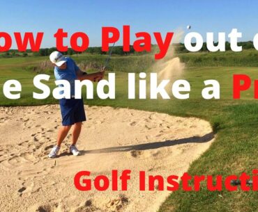 How I play out of the SAND in golf video How I play out of the SAND in golf video