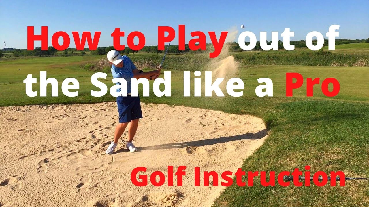 How I play out of the SAND in golf video How I play out of the SAND in golf video
