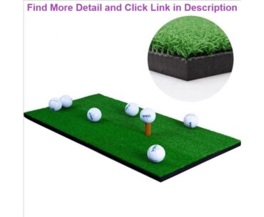 Top Backyard Golf Mat Residential Training Hitting Pad Practice Rubber Tee Holder