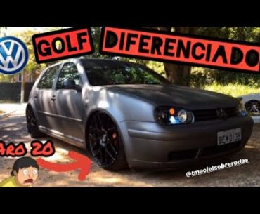 VW GOLF MK4 ARO 20 REBAIXADO NA FIXA - SAPÃO TOP #mk #vwgolf