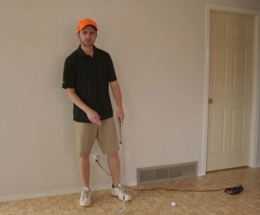 Turning a golf putter into a cane