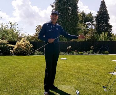 Golf Drills For The Garden - No 29 - Chipping Drill to Learn Different Ball Flights With 3 Clubs