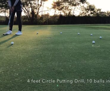 4 Feet Circle Putting Drill