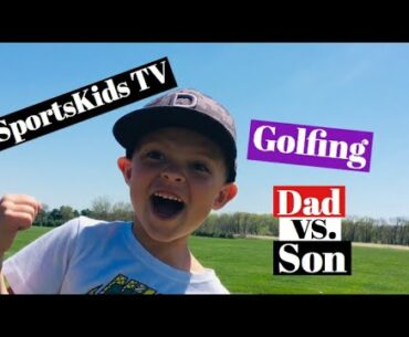 Dad vs. Son ultimate golf challenge. P.I.G. Style