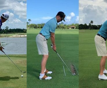justin thomas iron swing 1200 fps slowmotion | GOLF VN