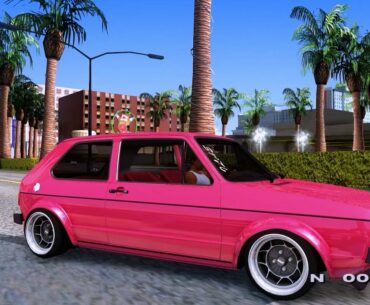VW Golf Mk1 GTI Stance - GTA MOD ENB 60 FPS GAMEPLAY _REVIEW