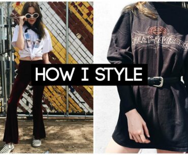 How I Style: Oversized T-Shirts