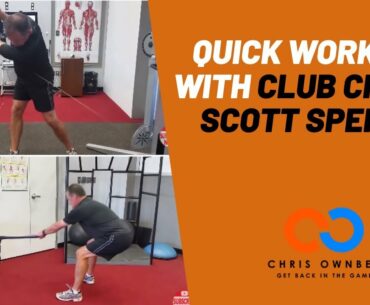 Golf fitness dallas Tx with club champ Scott Spence