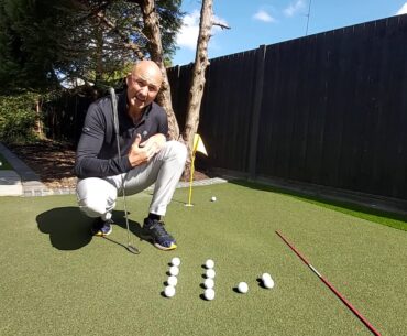 Golf Drills For The Garden - No 30 - Tiger Woods Putting Drill To Hone The Stroke