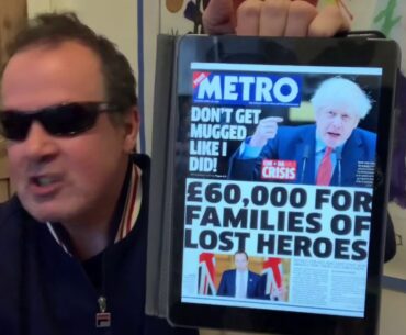 Boris “like a mugger” A govt that counts every single glove but not the deaths of our precious ones