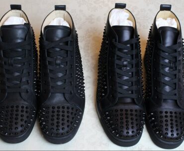 Real vs Fake Guide: Christian Louboutin Louis Flat Calf Spikes | Authentic vs Replica Louboutin