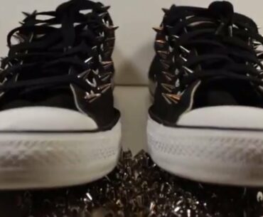 DIY Studded Shoes Tutorial Studded Shoes