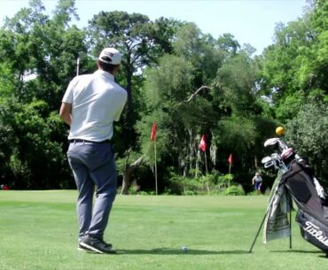 Improve Pitch Shots by Turning to the Target