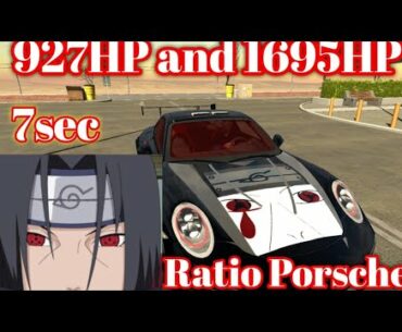 PORSCHE 7 SEC  GEAR RATIO 927HP AND 1695HP CAR PARKING MULTIPLAYER ( MALAYSIA )