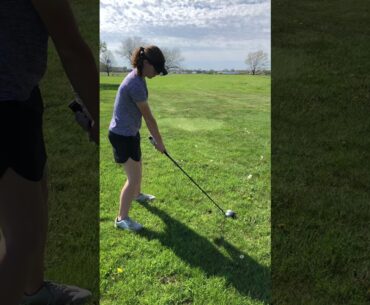 Anna’s golf swing 2