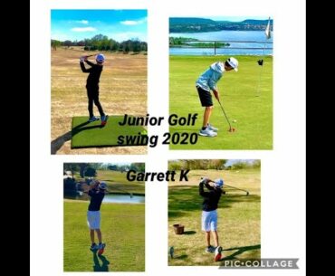 Junior Golf swing 2020 || Garrett K