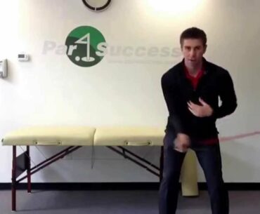 Shoulder external rotation in golf posture