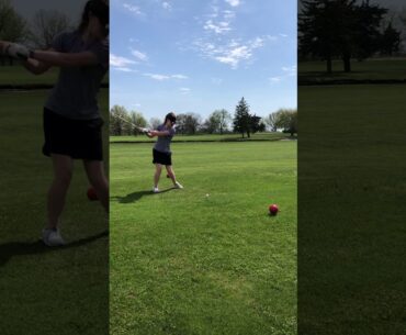 Anna’s golf swing