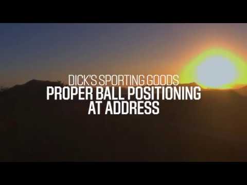 Proper Golf Ball Positioning at Address Proper Golf Ball Positioning at Address